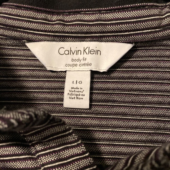 Calvin Klein body fit size L men’s polo shirt - Picture 3 of 4